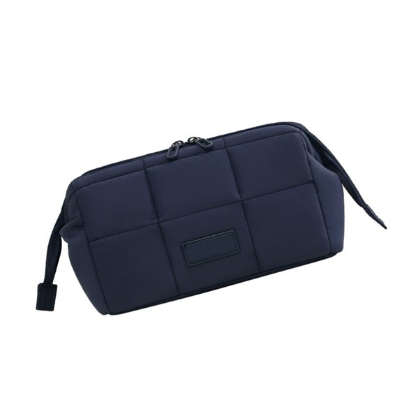 Practical Polyester Cosmetic Organizer For Travel Multiple Compartments Wear Resistant Lining