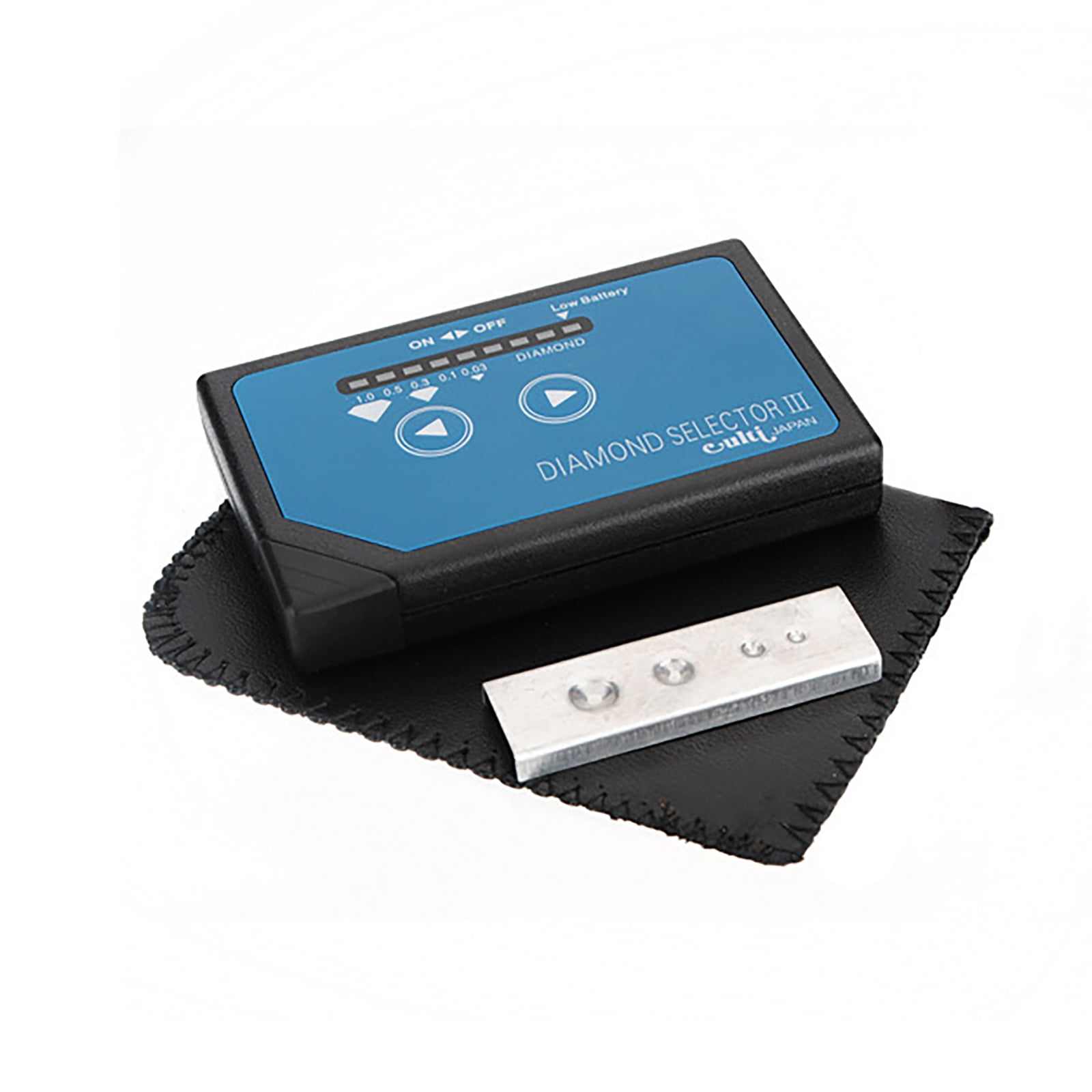Practical Portable Jewelry Test Tool Diamond Selector III With LED Indicator Accurate Jewelers Testing Platform for Loose Stones
