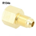 thumbnail image 1 of Practical R134A R12 Car Conditioner Adapter Quick Coupling 1/2 ACME Female 1/4 SAE Reliable Access to Valve System, 1 of 11