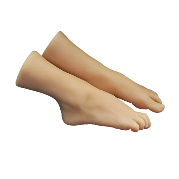 Practical Realistic Teaching Foot Sculpture for Drawing Practice Portable Portable Photography Aid TPE Materials