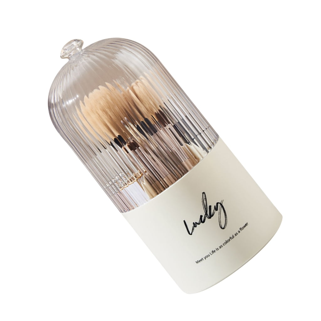Practical Rotating Storage Container for Cosmetics Desktop Pen Holder ...