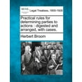 thumbnail image 1 of Practical Rules for Determining Parties to Actions: Digested and Arranged, with Cases. (Paperback), 1 of 1