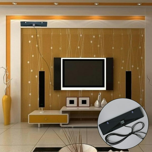 Practical Satellite Receiver Indoor Wall Mounted Window TV Clear Vision Door Signal Booster Home HD Digital Antenna