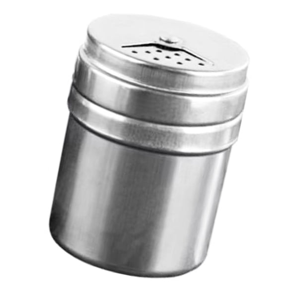 Practical Seasoning Container Salts Dispenser Spices Storage Box Spices Organizers Stainless Steel Texture for Kitchen