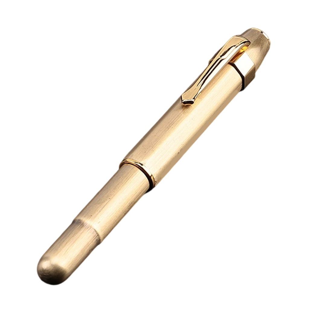 Practical Short Fountain Pen with Antique Metal Finish Metal Body ...