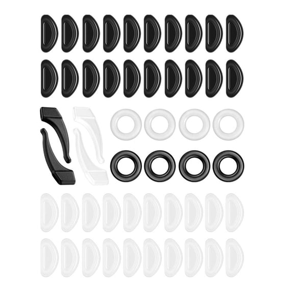 Practical Silicone Eyewears AntiSlip Kits With Ear Grip Ear Hook and Nose Pad For Secure Comfortable Glasses Holder