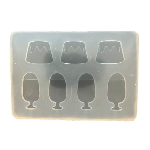 Practical Silicone Mold Liquid Sand Accessories Making Mould Unique Epoxy Resin Jewelry Molds for Crafting Enthusiasts