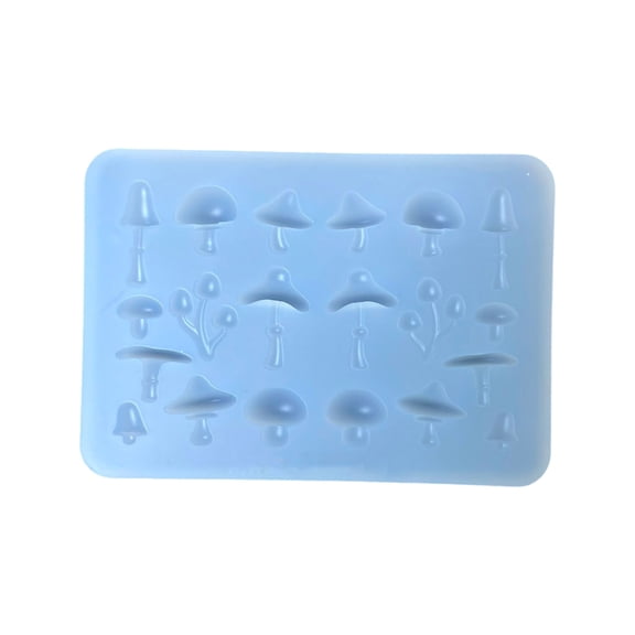 Reusable Silicone Mold with Realistic Mushroom Design Crafting Keychain Molds Suitable for Creative Gift Making Charm