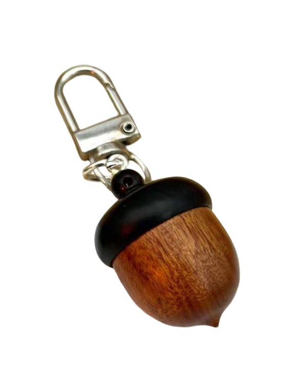 Practical Simulation Acorn Keychain Twist Open For Storing Keys Miniature Tools Bag Accessory Gift for Women