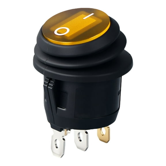 Practical Snaped In Mounting IP65 Small Rockers Switches 16A Suitable for Wet Environment and Outdoor Installations