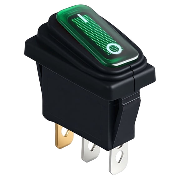 Practical Snaped In Mounting IP65 Small Rockers Switches 16A Suitable for Wet Environment and Outdoor Installations