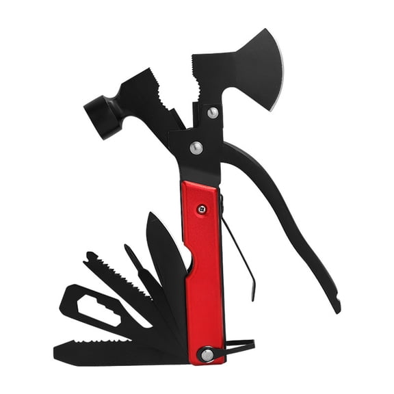 Practical Stainless Steel Folding Hatchets Hammer 13 in 1 Multi Tool Hammer Tool For Outdoors Adventure Construction