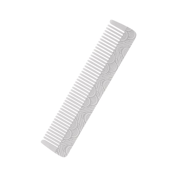 Practical Stainless Steel Men’s Hair Beard Comb For Travel Compact Grooming Tool Professional Hairdressing Combs