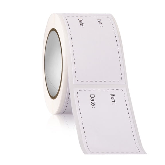 Practical Stickers Freezer Labels Self-Adhesive for Storage Container Pack of 250Pieces 5x3cm