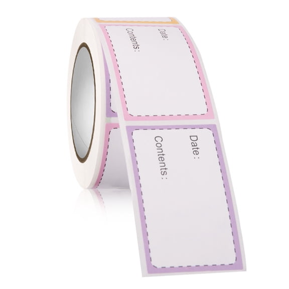 Practical Stickers Freezer Labels Self-Adhesive for Storage Container Pack of 250Pieces 5x3cm