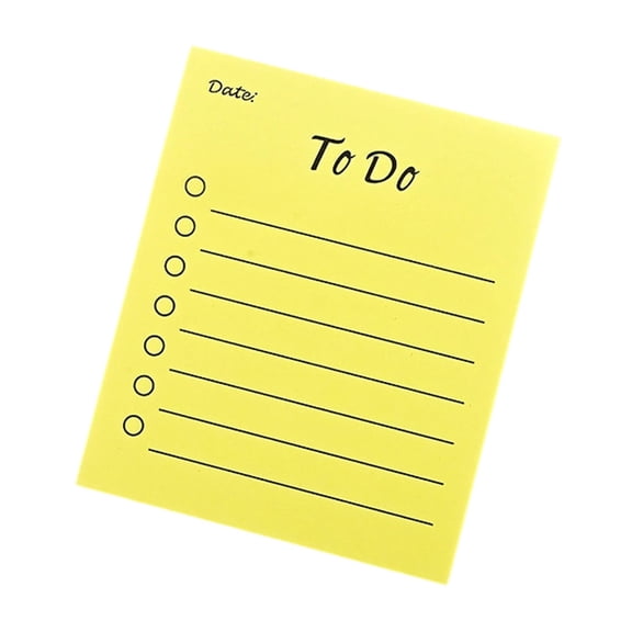 Practical Stickier Note Simple Stickier Pad Lined Writing Pad Paper Pad Lovely Memos Pad for Workers