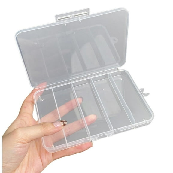Practical Storage Box Portable Box Compartment Easy To Carry For Traveling Lightweight Multiple Compartments