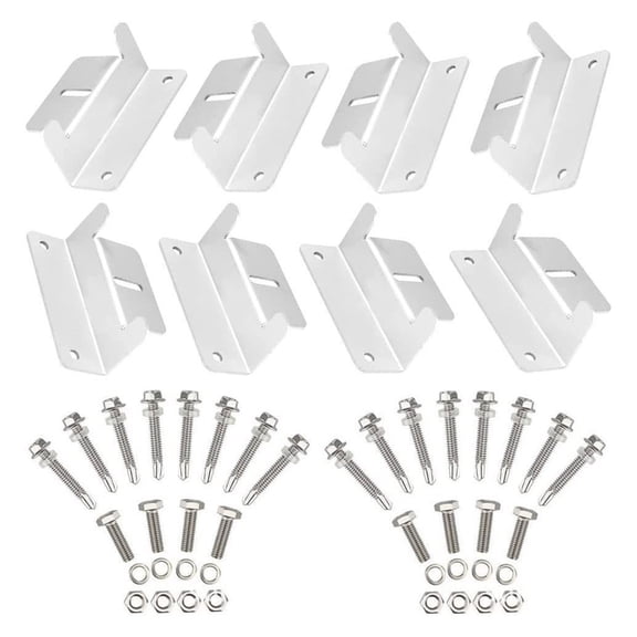 Practical Sturdy Aluminum Solars Panel Mounts Portable Accessory for Secure Easy Installation on Various Items