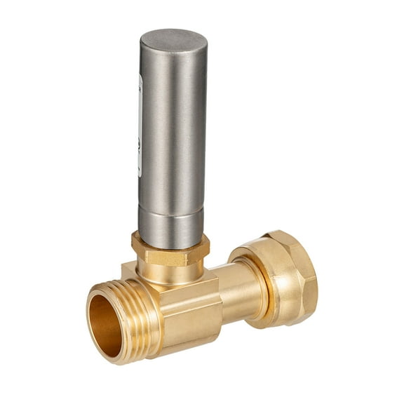 Practical Sturdy Brass Water Hammer Arrestor with Thread Portable Accessory for Laundry Applications Household Use