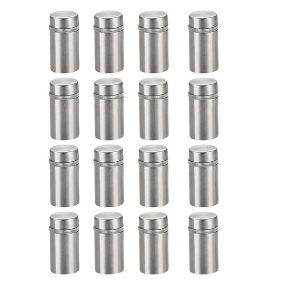 Practical Sturdy Stainless Steel Signboard Fixing Screws Pack of 16 Convenient for Commercial Displays Solution