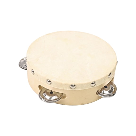 Practical Tambourine with Soft Grip Edges Handheld Drum Perfect for Church Choirs Dance Classes and Craft Projects