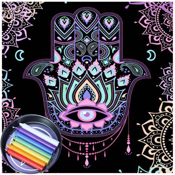 Practical Tarot Tablecloth Table Cover for Dining Room Kitchen Desk Decors