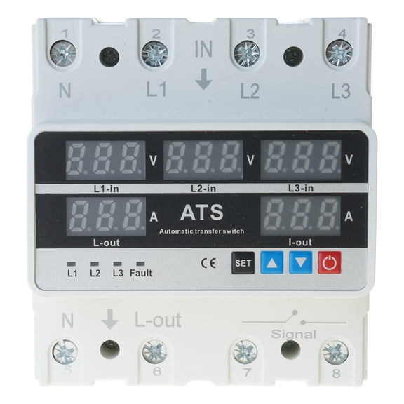 Practical Time Monitoring Three Phase Voltages Protectors Portable Accessory for Large Machinery And Equipment