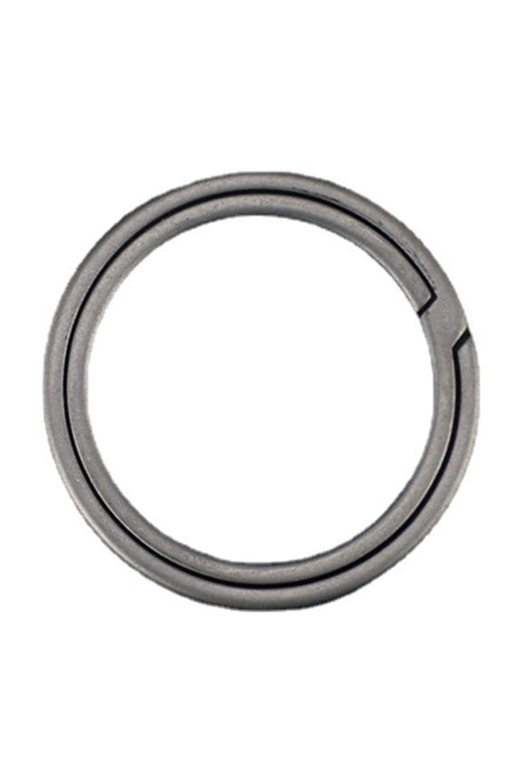 Practical Titanium Key Rings Buckle Metal Keychain Rings Practical Heavy Duty Round Split Rings for Bag and Purses