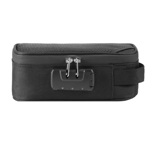 Practical Travel Safe Smell Proof Pipe Storage Case With Secure Combination Lock And Adjustable Storage Solution