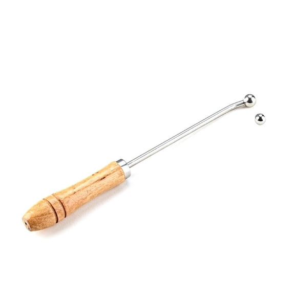 Practical Trumpet Elbow Repair Tool Woodwind Instrument Maintenance Tool with Wooden Handle for Trumpet French Horn