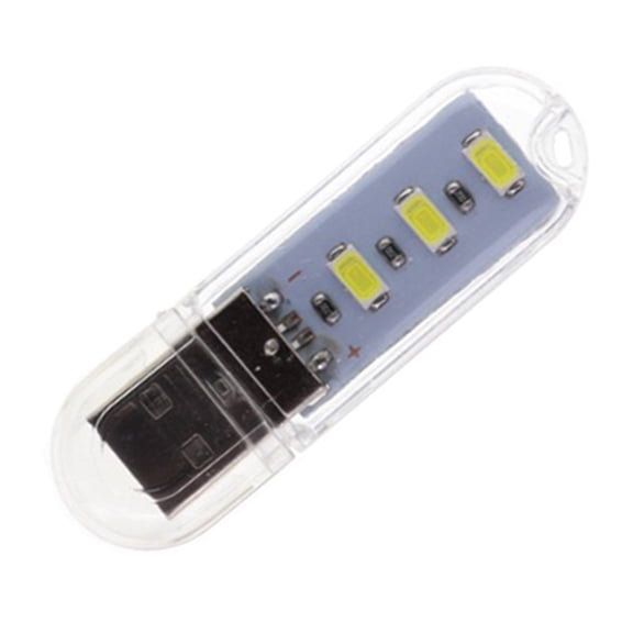 Practical USB Powered Night Light LED Bulb Small Book Lighting Texture Perfect for Laptop Keyboard Desk Camping