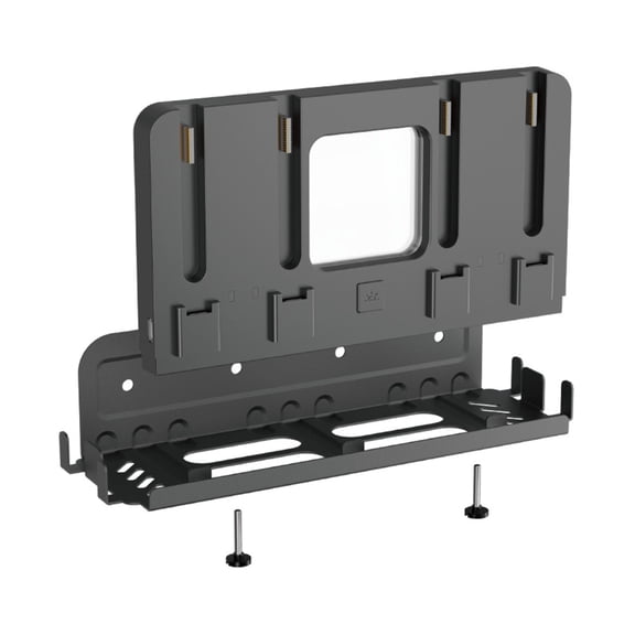 Space Efficient Video Game Unit 2 Holder Integrated Power Section Heat Dissipation Dock Simple to Operate for Consoles
