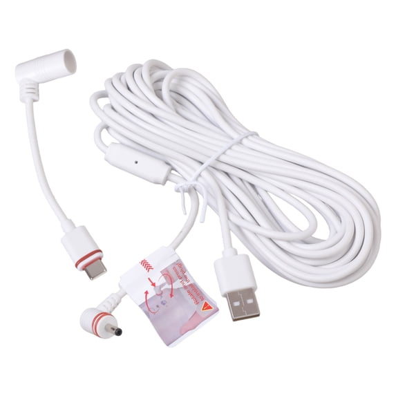 Sturdy USB Charging Cable Accessory with Battery Power Security Cameras