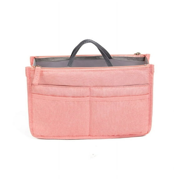 Practical and Compact Travel Case with Reliable Zip Closure Insert Bag Organizer