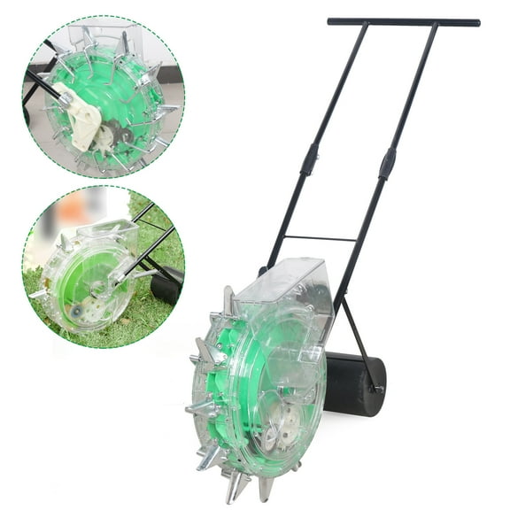 Practical and Durable Seed Spreader with 8.82lbs Capacity, Adjustable Sowing Depth and Quantity, Ideal for Efficient and Easy Planting