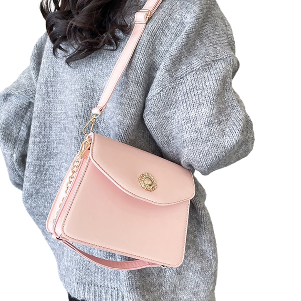 Black Underarm Baguette Bag Portable Crossbody Bag