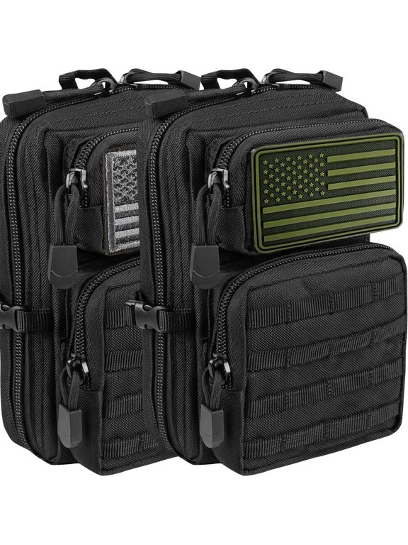 Practical and compact Molle horizontally managed EDC tool waist bag.