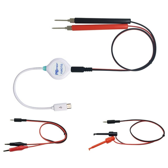 Practical for Voltage Meter USB Voltmeter OTG Interface Voltage Meter -40~40V Data Save File VoltOTG for Android-Phon