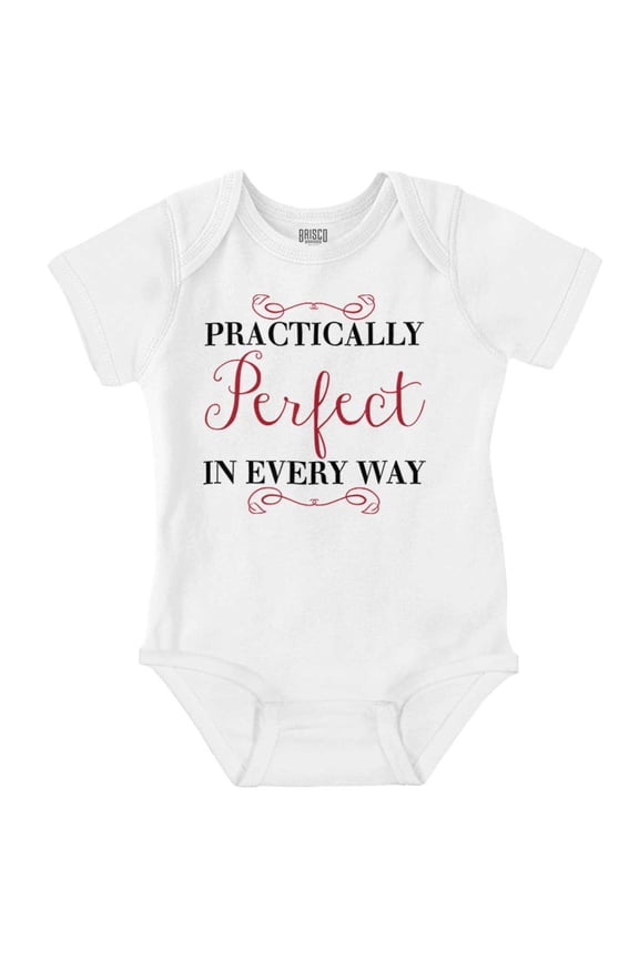 Practically Perfect In Every Way Bodysuit Jumper Girls Infant Baby Brisco Brands 6M