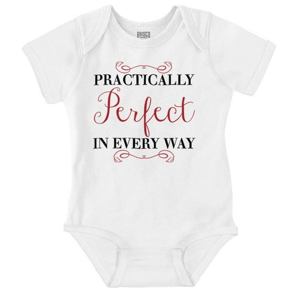 Practically Perfect In Every Way Bodysuit Jumper Girls Infant Baby Brisco Brands NB