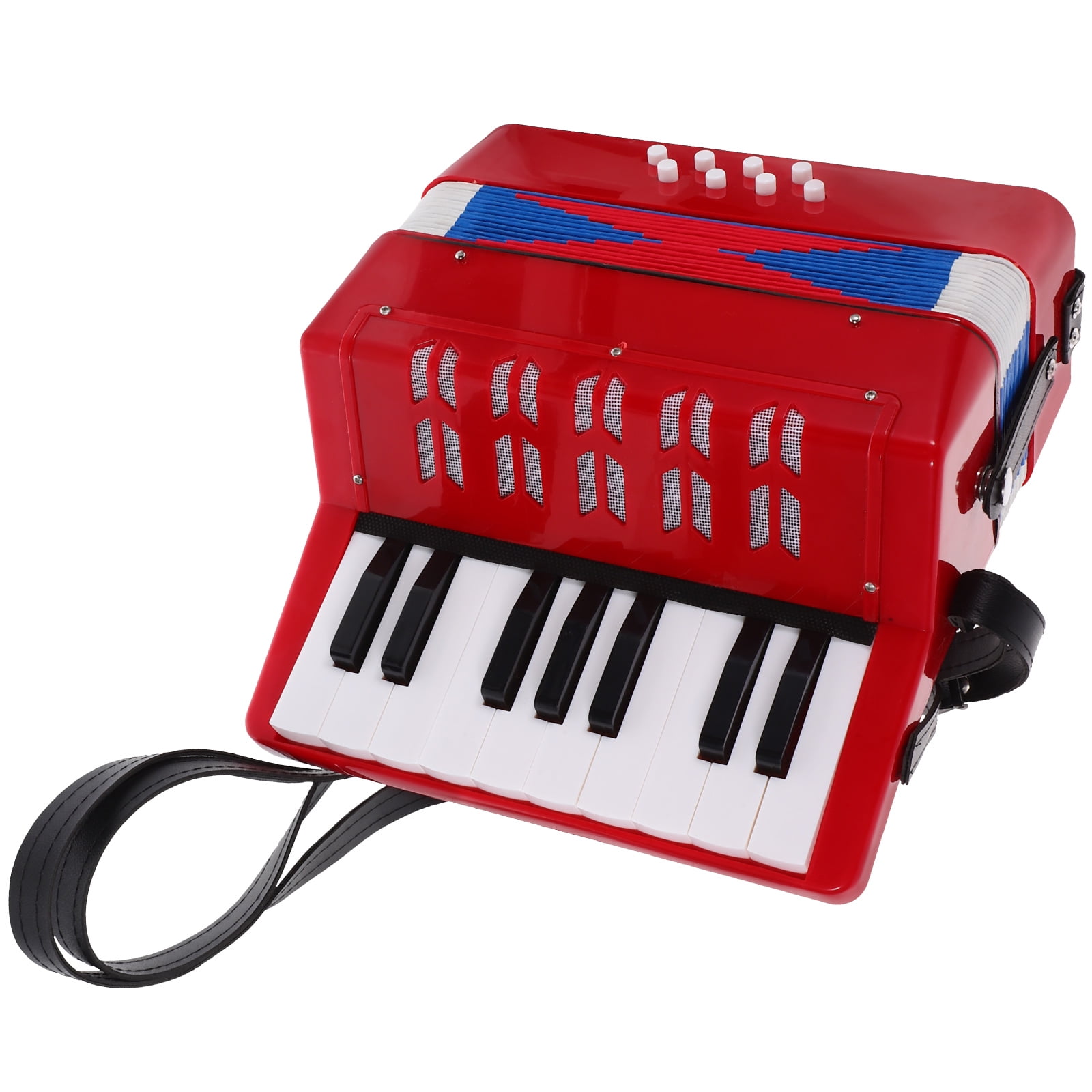 Practice Accordion Children Musical Instruments Student Red