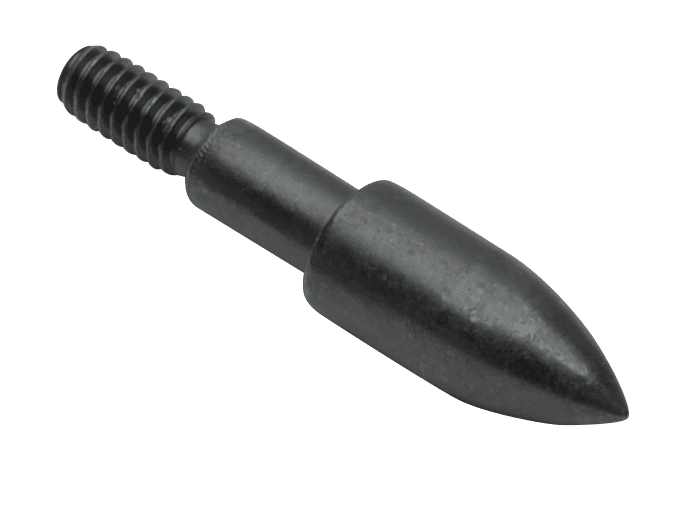 NAP 11/32" 125 Grain Precision Steel Field Tips for Archery Targets, 12-Pack