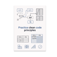 thumbnail image 1 of Practice Clean Code Principles - Coding Enthusiast - 13x19 Poster Print, 1 of 4