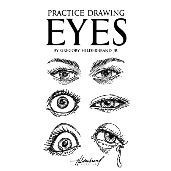 Practice Drawing Eyes, (Paperback)