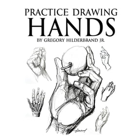 Practice Drawing Hands, (Paperback)