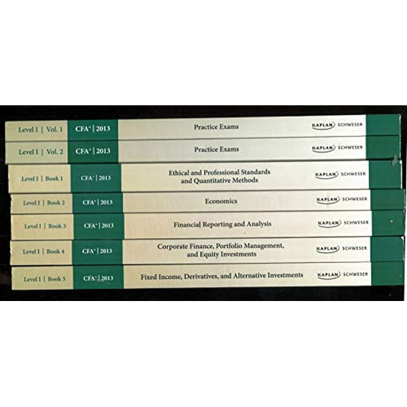 Pre-Owned Practice Exams for the 2013 CFA Exam Level 1, Vol. 1 (Paperback) 1427742243 9781427742247