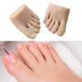 thumbnail image 1 of Practice Fake Foot Model Half Foot Accessory Manicure Tool Professional Foot Mannequin Flexible Soft Durable Nail Practice Foot Mannequin B, 1 of 7