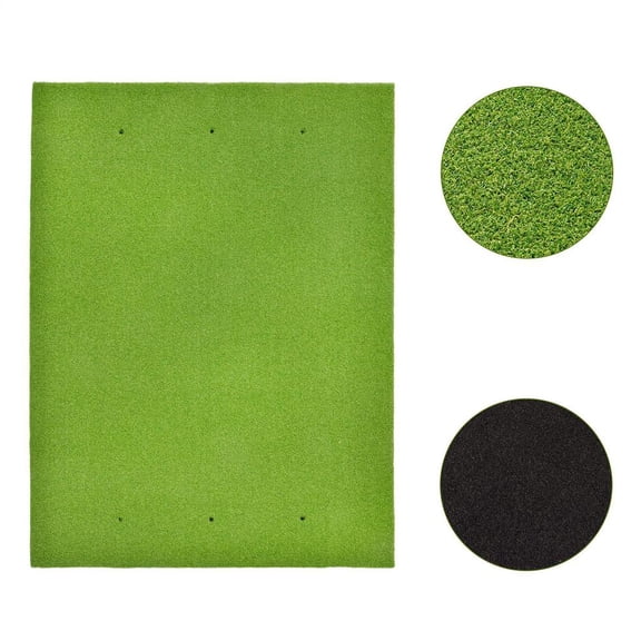 Practice Golf Mat 5x4ft, 31mm Dual-Turf Extra Thick Hitting, Ideal for Garage Simulator, Driving Range, Backyard Chipping and Swinging
