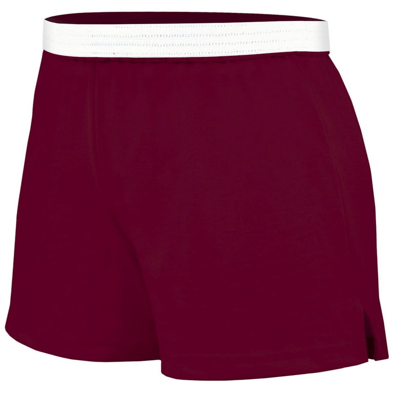 Practice Knit Cheerleading Shorts Maroon X Small
