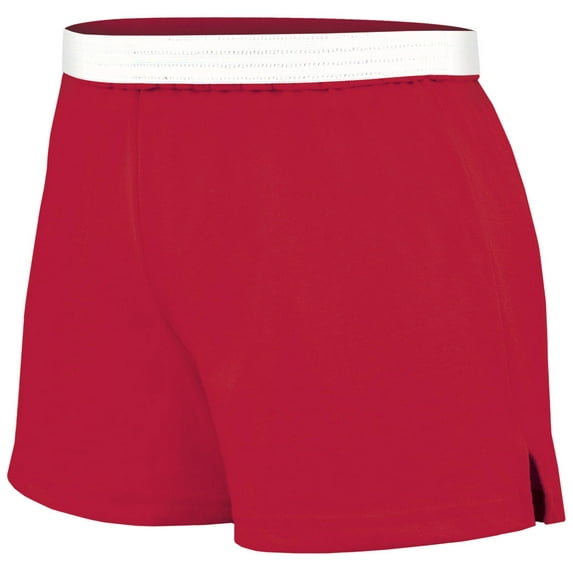 Practice Knit Cheerleading Shorts Red X-Small